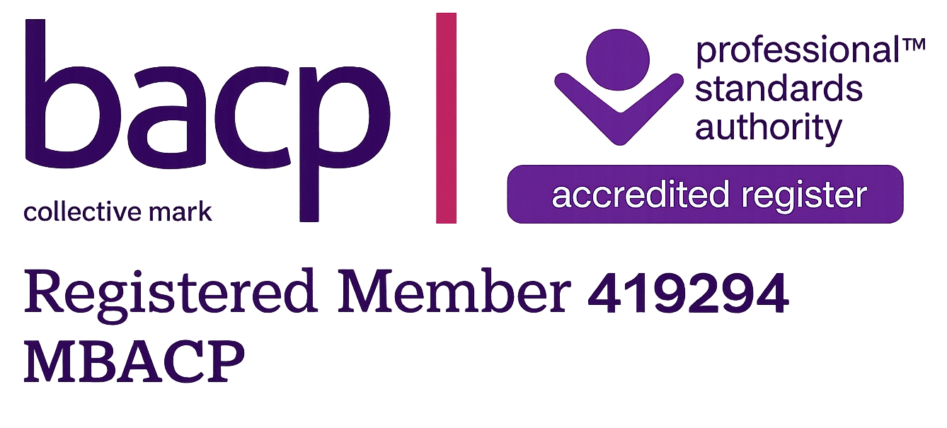 Jacqui Vickery Registered Member BACP Logo